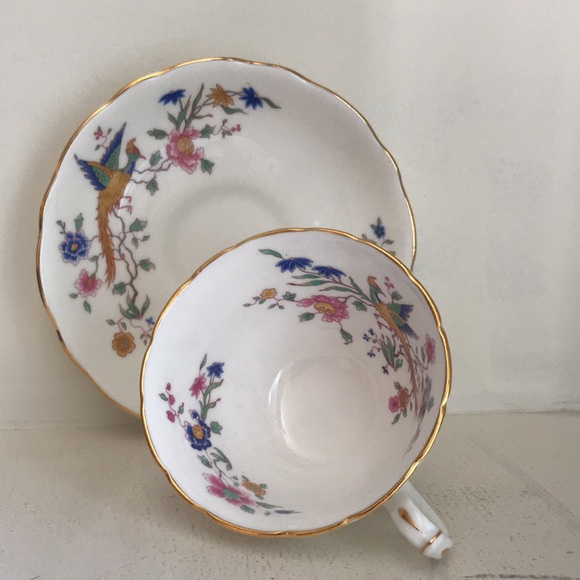 Vintage Hammersley & Co. Bone China teacup and saucer - Picture 3 of 6